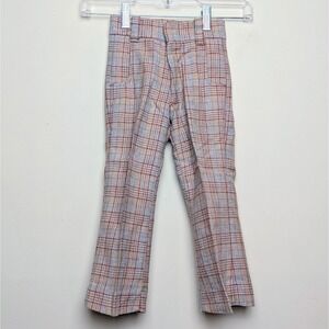 Vintage 70s Jack Tar Kids Flare‎ Pants Bell Bottoms Patterned Hippie Toddler 3T